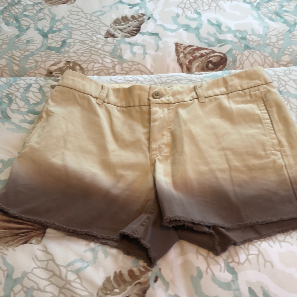 JCrew Ombré Shorts - Tan to brown